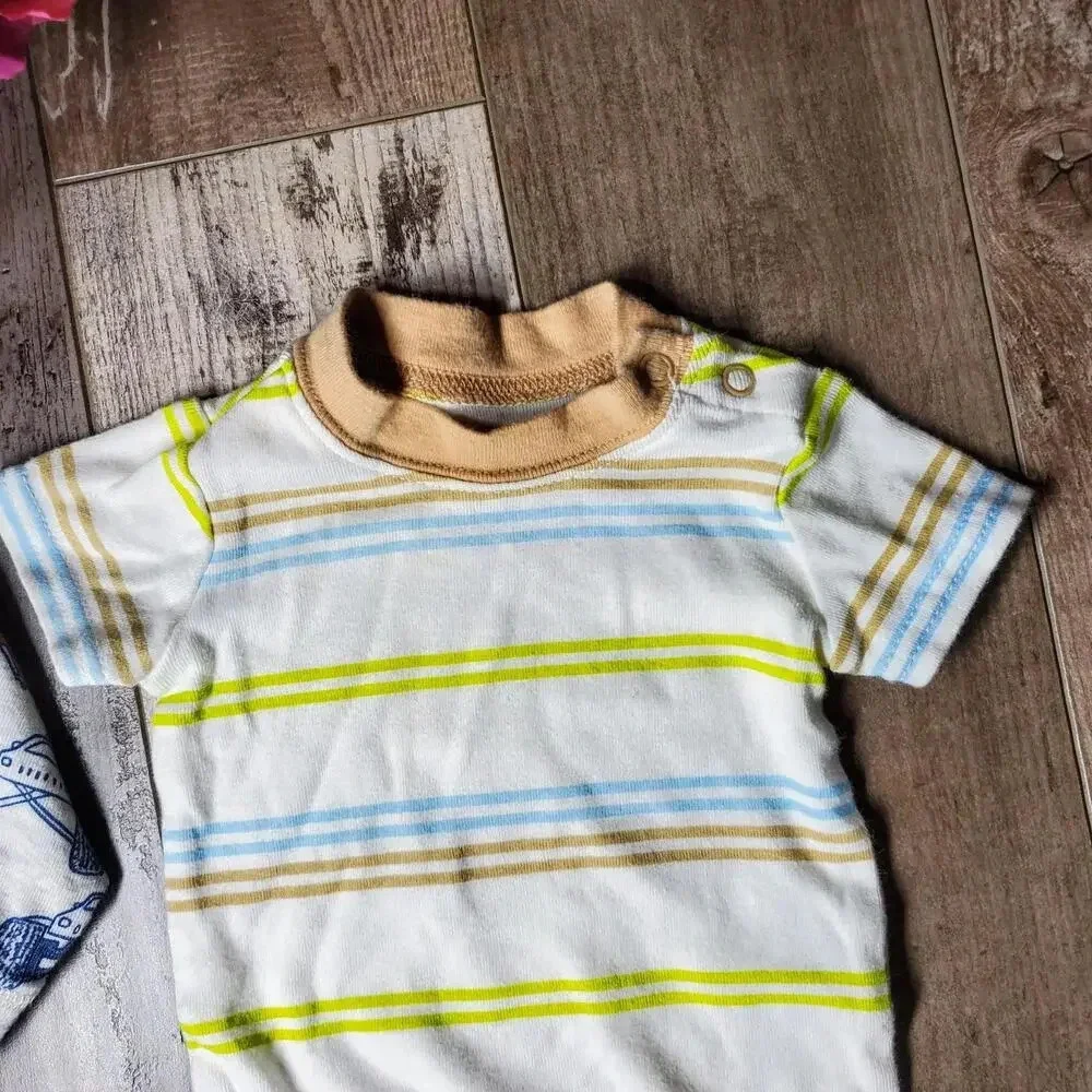 Carter's Baby Boy 3m Bodysuit Bundle - 2 Pieces - EUC